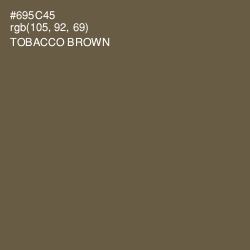 #695C45 - Tobacco Brown Color Image